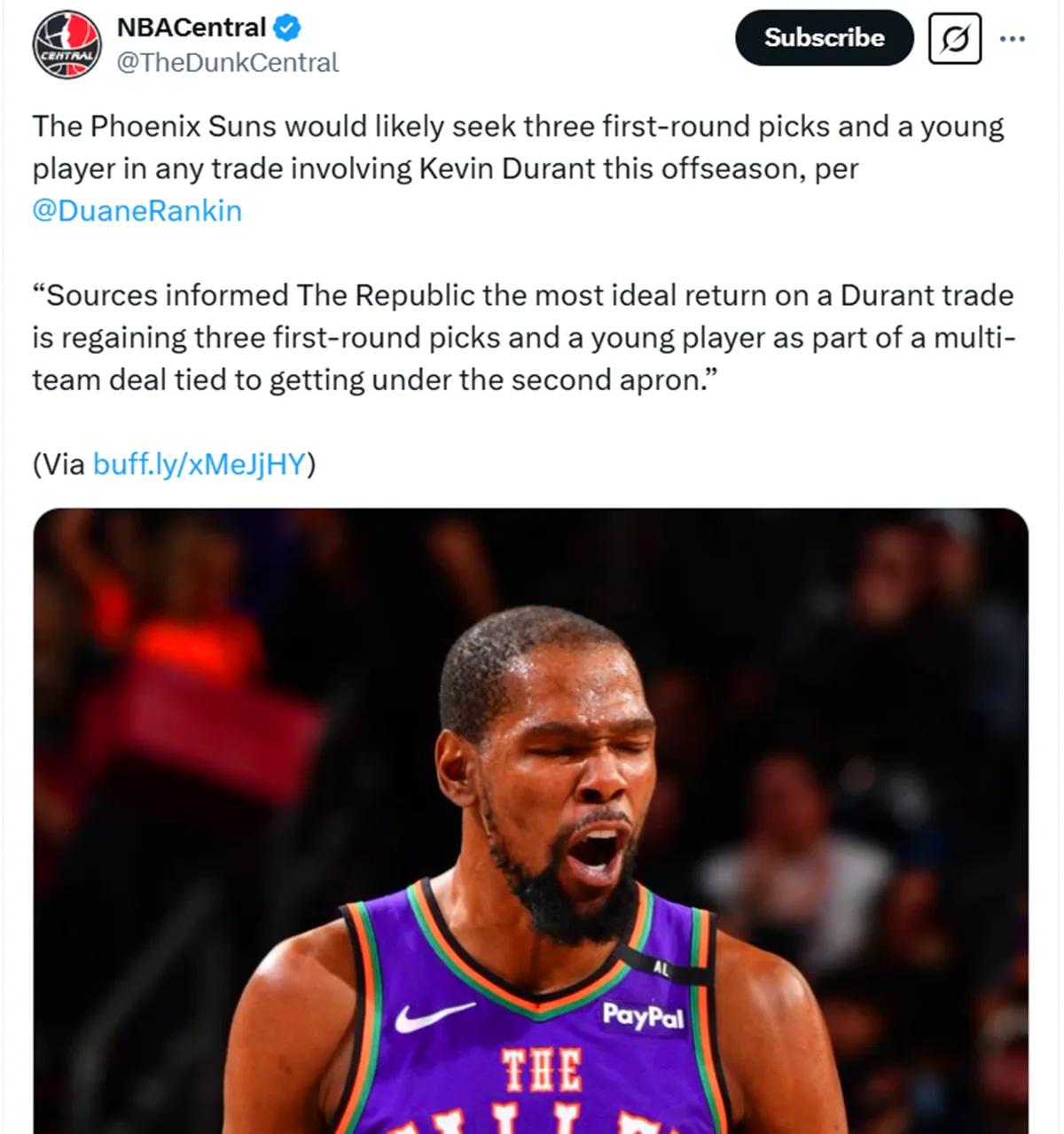 杜兰特赛事官方发布惊险取胜新规，皇家马德里争议不断！的简单介绍